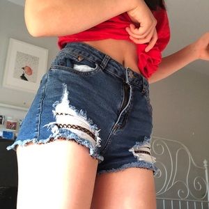 Jean shorts